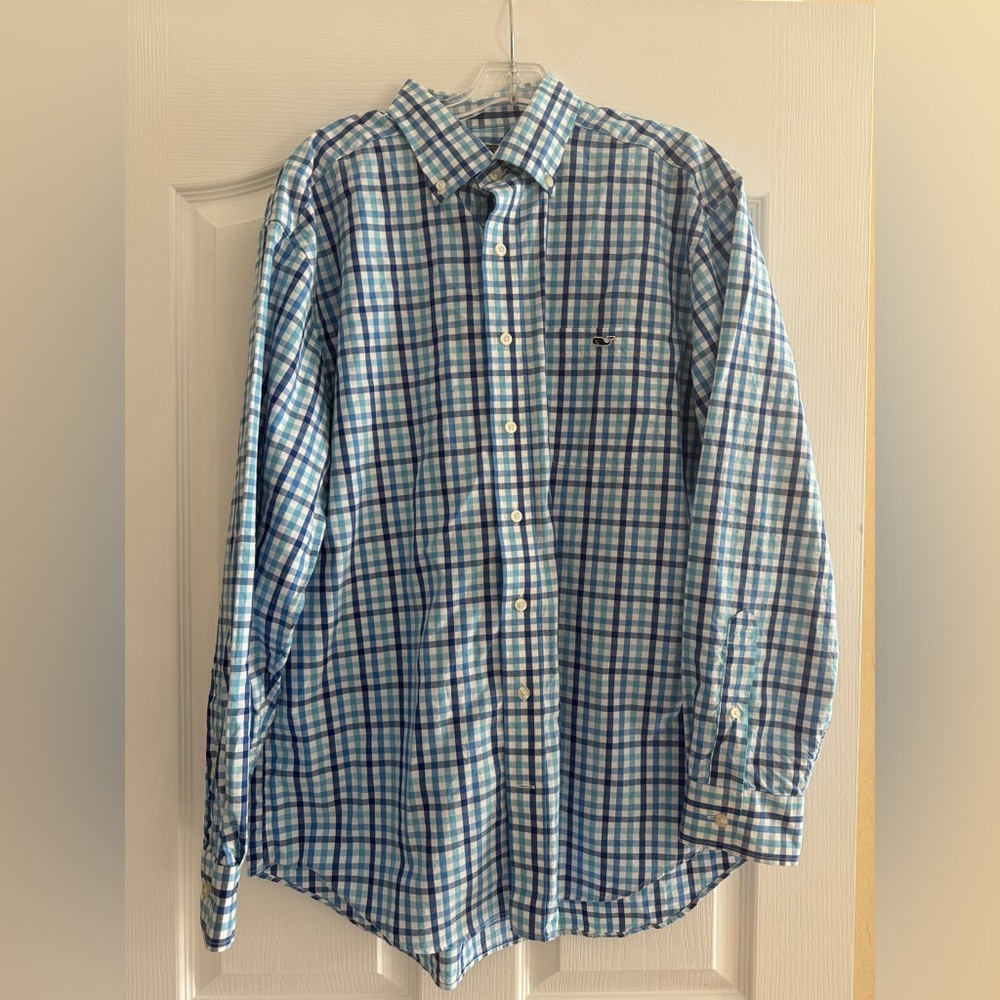 Men’s L/S Vineyard Vines Classic Fit Tucker Shirt